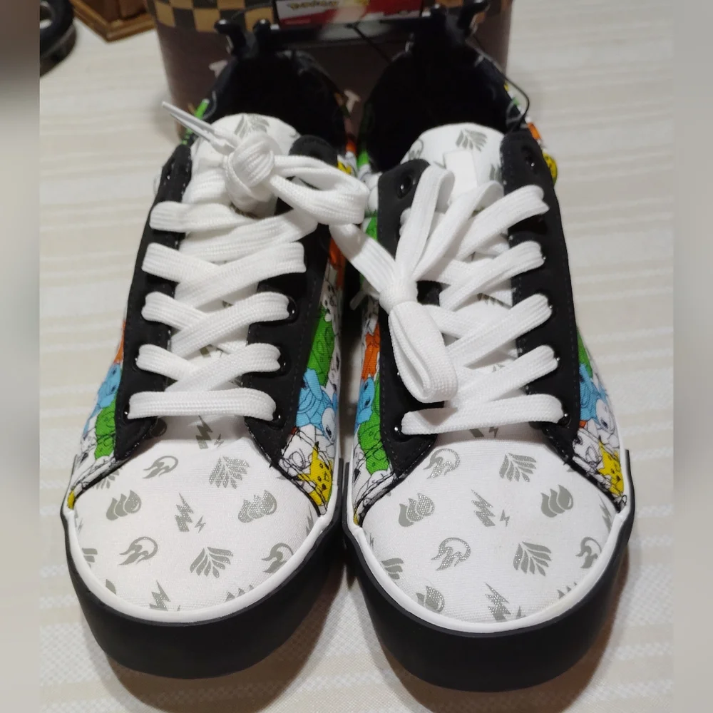 Pokemon Ground Up Men's  Lace-Up Sneakers Shoes